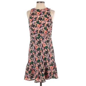 J Crew Floral Chiffon sleeveless dress